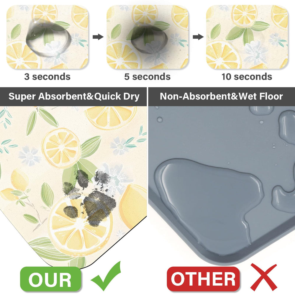 thmasamwr patterned bowl mat easy-clean silicone surface resists staining and odors.
