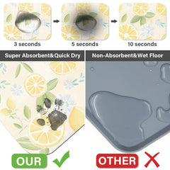 thmasamwr patterned bowl mat easy-clean silicone surface resists staining and odors.