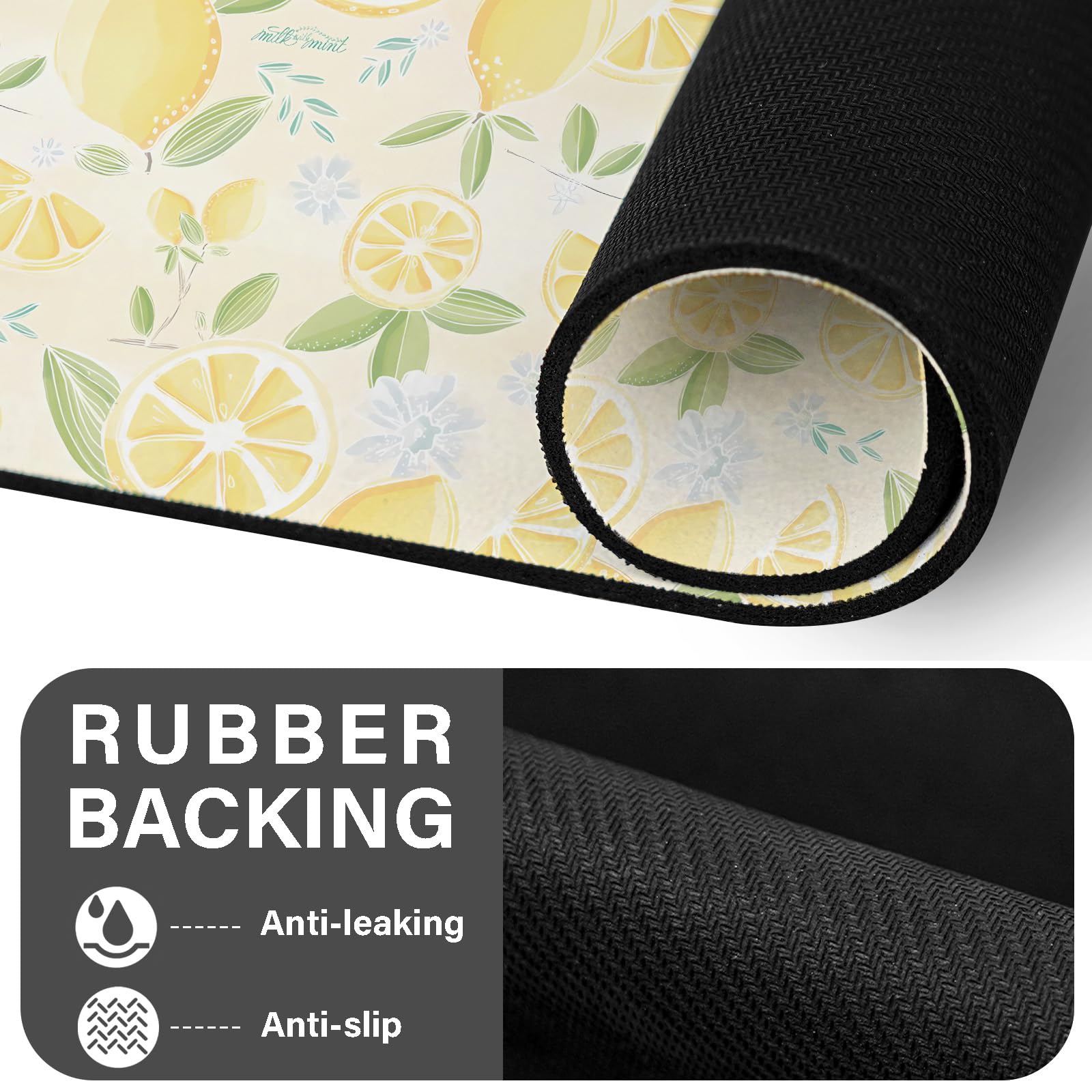 thmasamwr patterned bowl mat quick-dry surface speeds post-meal cleanup.