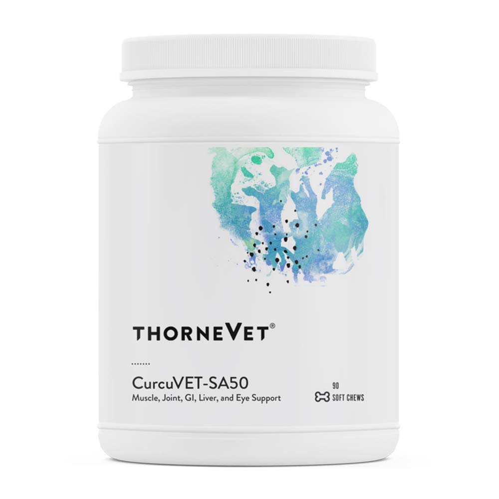 ThorneVet CurcuVET-SA50 bottle and label for small pets