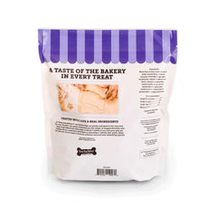 Three Dog Bakery PB&J Bites ingredients laid out for wholesome snacking