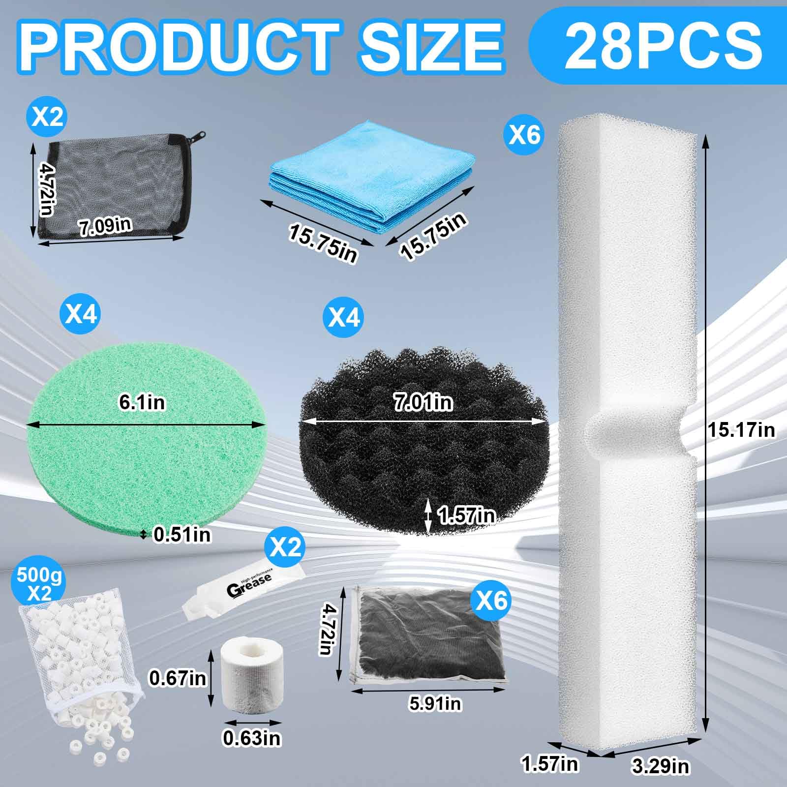 Threlaco activated carbon pads close-up showing odor control and clarity.