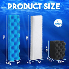 Threlaco bio-sponge Max close-up highlights 30% more surface area for debris collection.