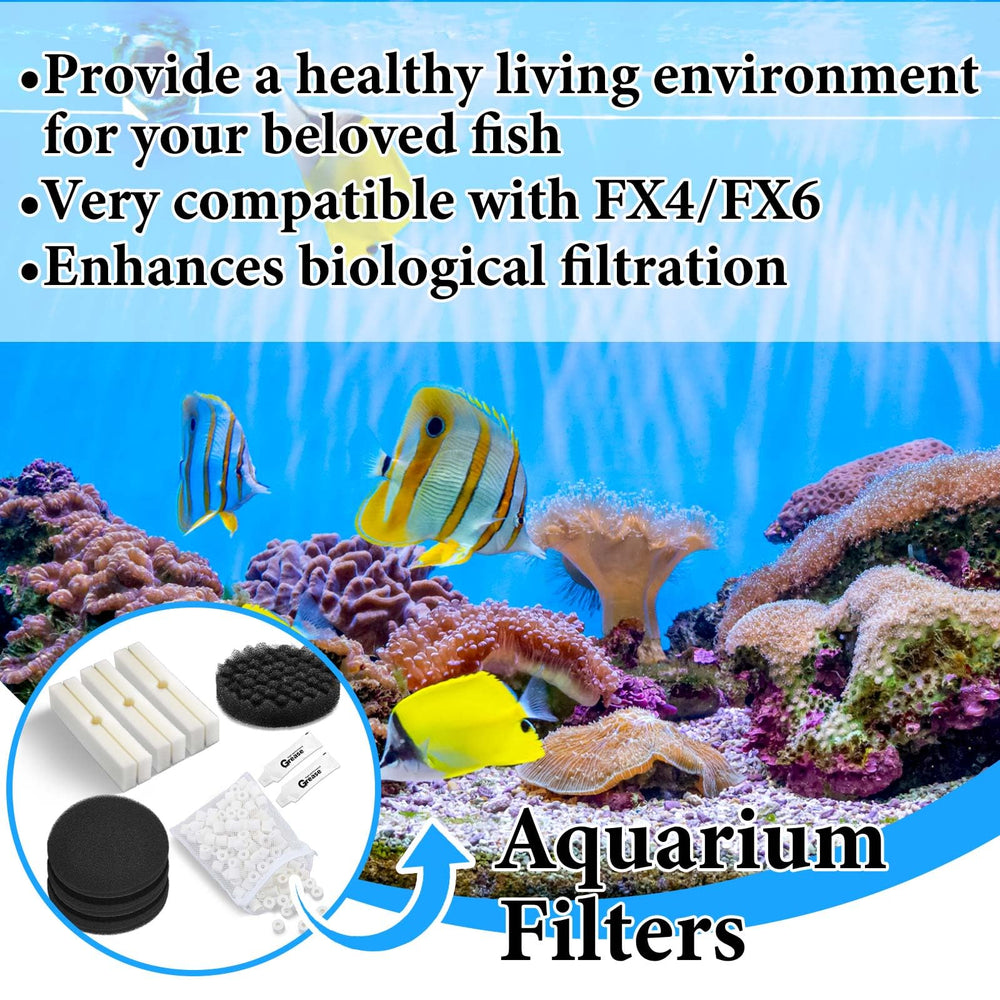 Threlaco carbon foam pad improves water flow and filtration clarity in Fluval systems