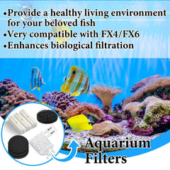 Threlaco carbon foam pad improves water flow and filtration clarity in Fluval systems