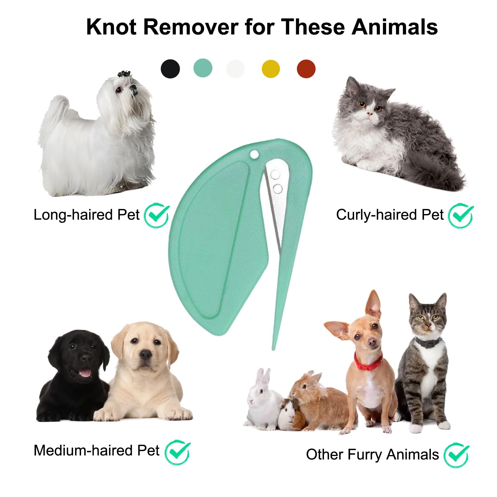 ThumlianYo pet-hair-removal-tool-precision targets knots with pinpoint control.