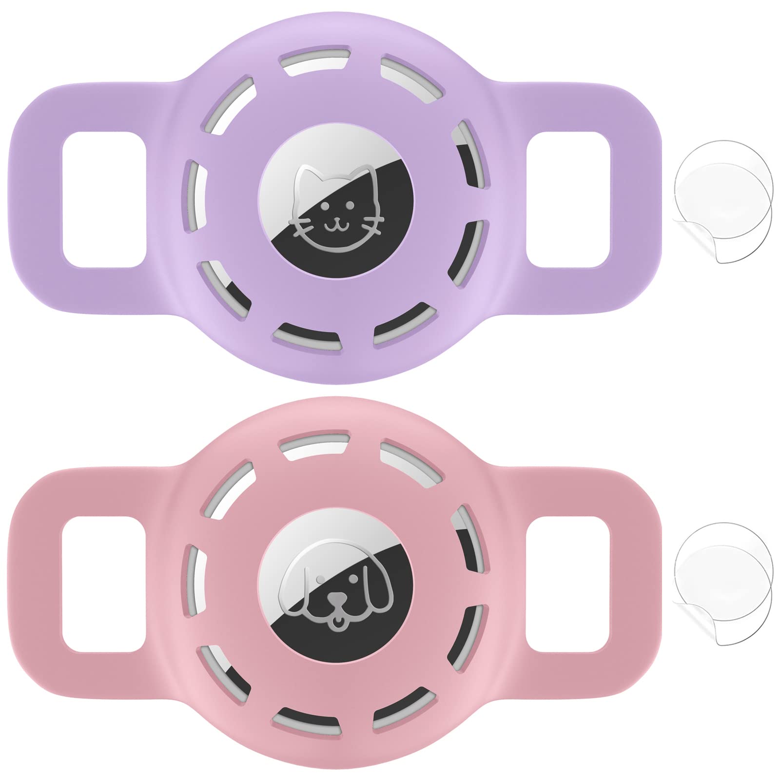 THXSBUDDY air tag cat collar holder main view demonstrates secure pet-friendly design