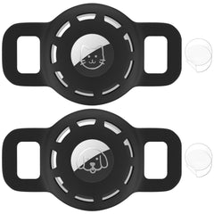 THXSBUDDY air-tag cat collar holder on pet provides secure tracking and comfortable wear.