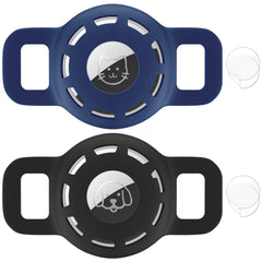 THXSBUDDY air tag collar holder main view shows secure fit for small pets, reducing loss risk.