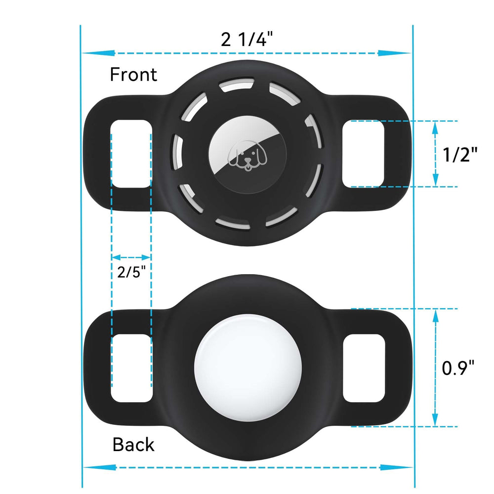 THXSBUDDY air tag protector packaging shows two protectors included for added safety.