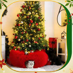 Thyle Cat Tunnel Bed folded for compact storage demonstrates easy travel packing.