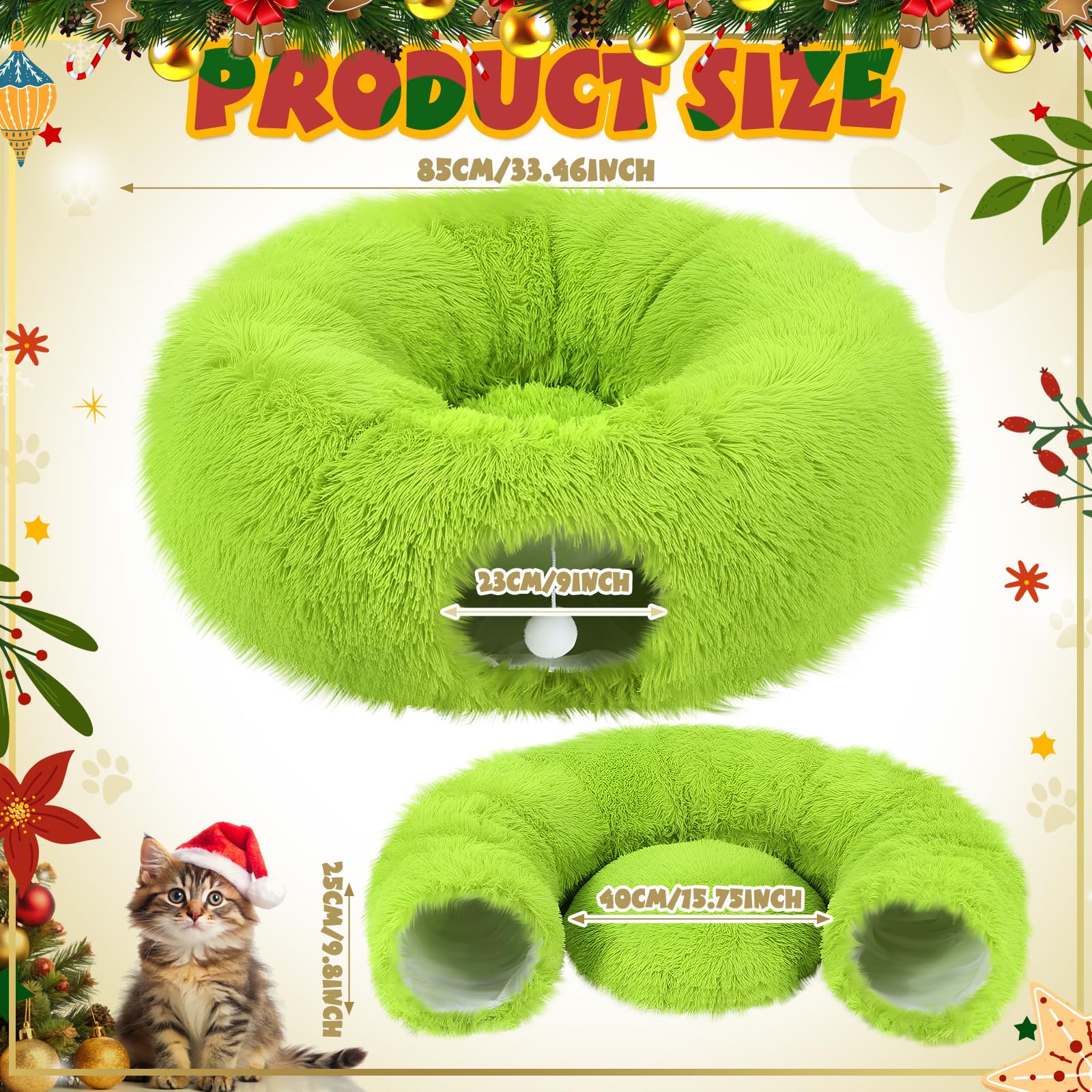 Thyle cat tunnel foldable design means quick setup and easy storage between uses.