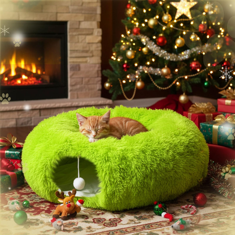 Thyle Christmas cat tunnel is a thoughtful gift for kittens and small pets.