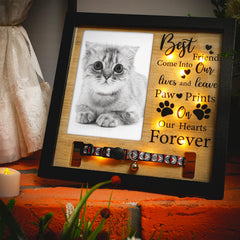Thyle dog memorial frame wooden material highlights a durable, lasting keepsake