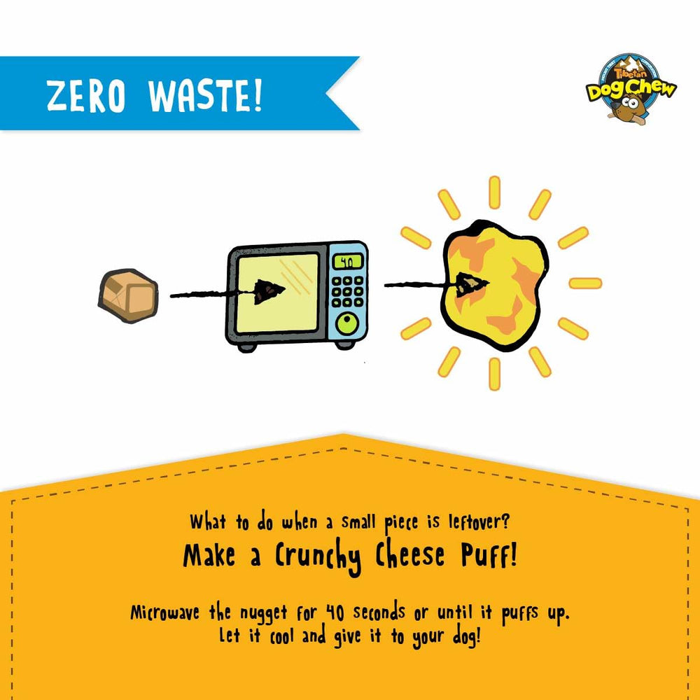 Tibetan Dog Chew no additives label signals clean, gluten-free snack