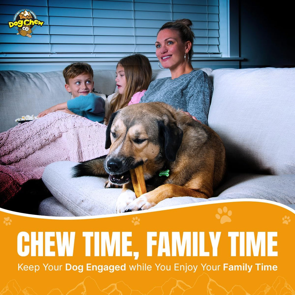 Tibetan Dog Chew Yak Cheese Sticks travel-bag-scene illustrates portable enrichment.