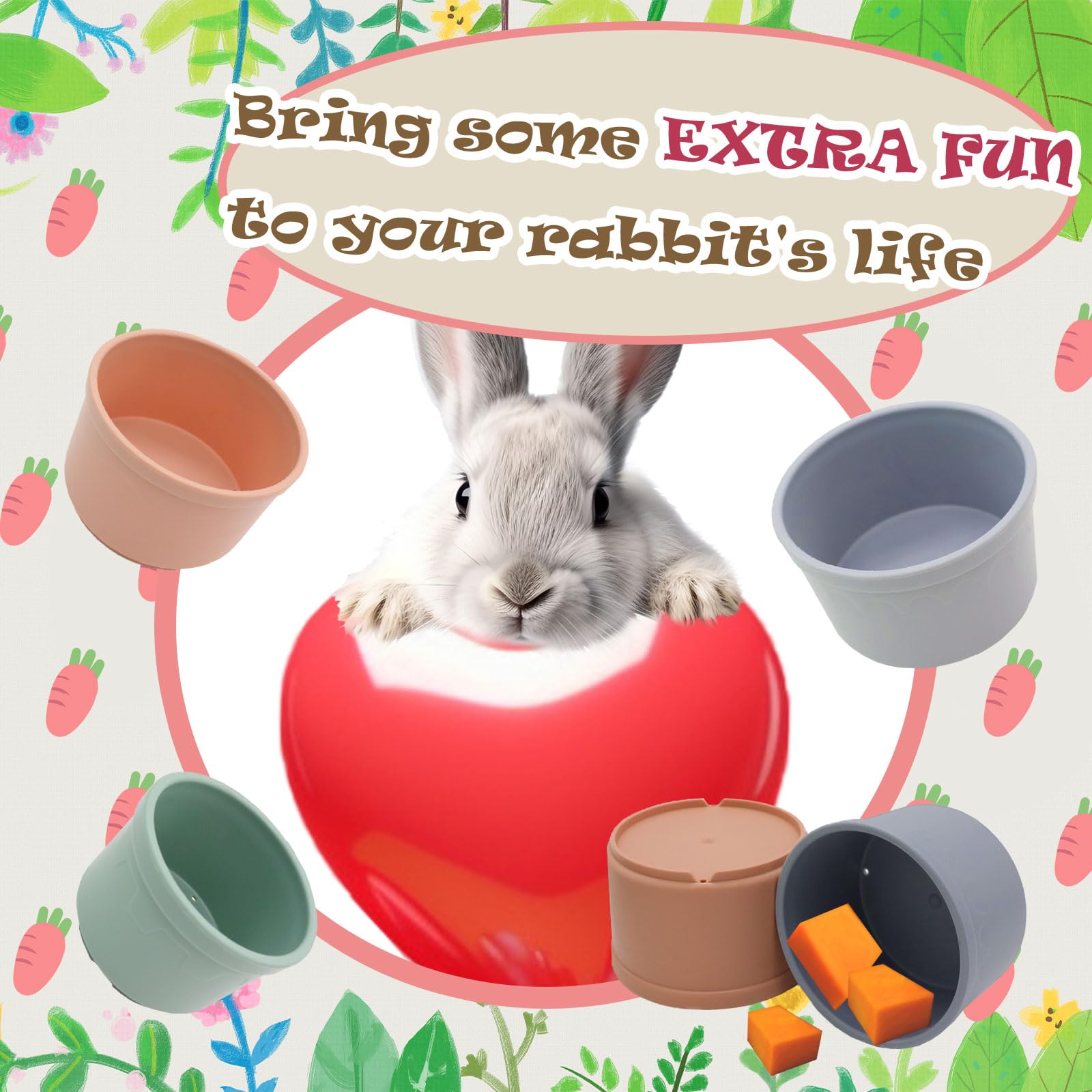 TiciKim stacking cups inner view demonstrates space-saving, modular nesting for easy storage.