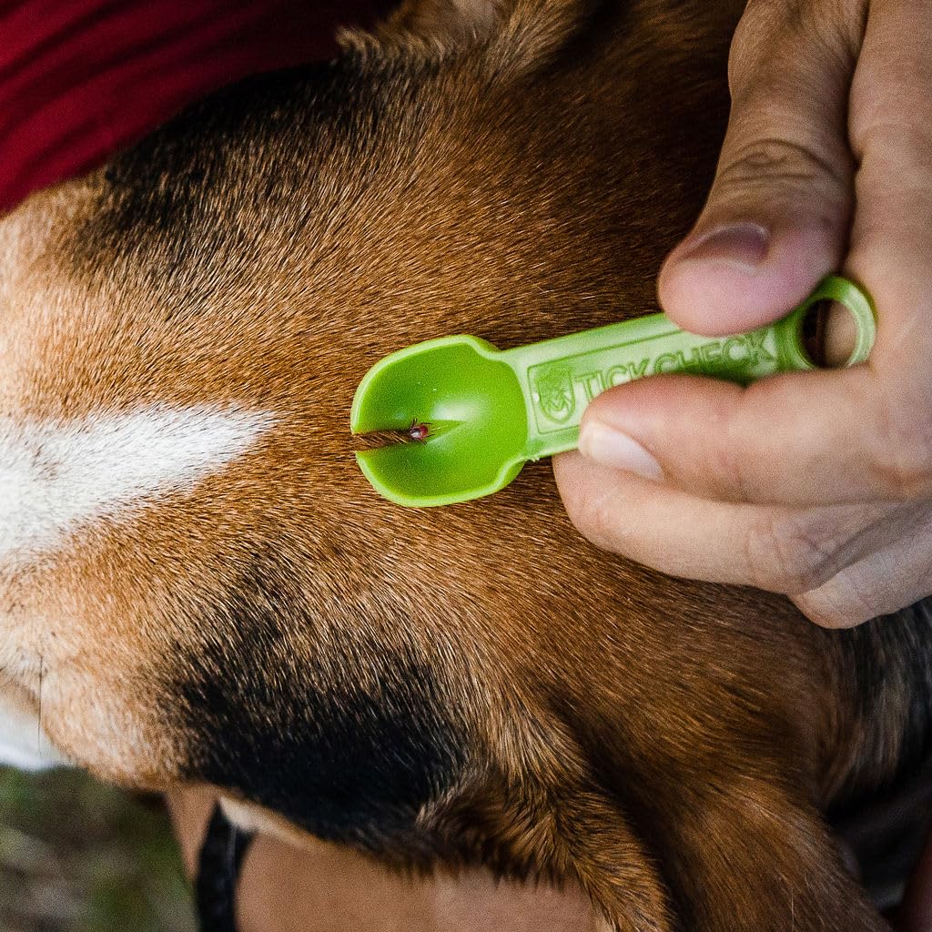 TickCheck field-tested tick remover design for easy removal from humans and pets.