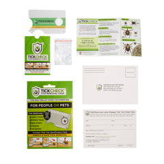 TickCheck Tick Remover Card large notch for safe embedded tick removal.