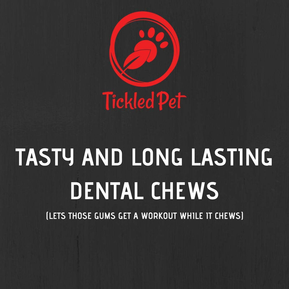 TickledPet cod skin chews displayed as savory and satisfying reward
