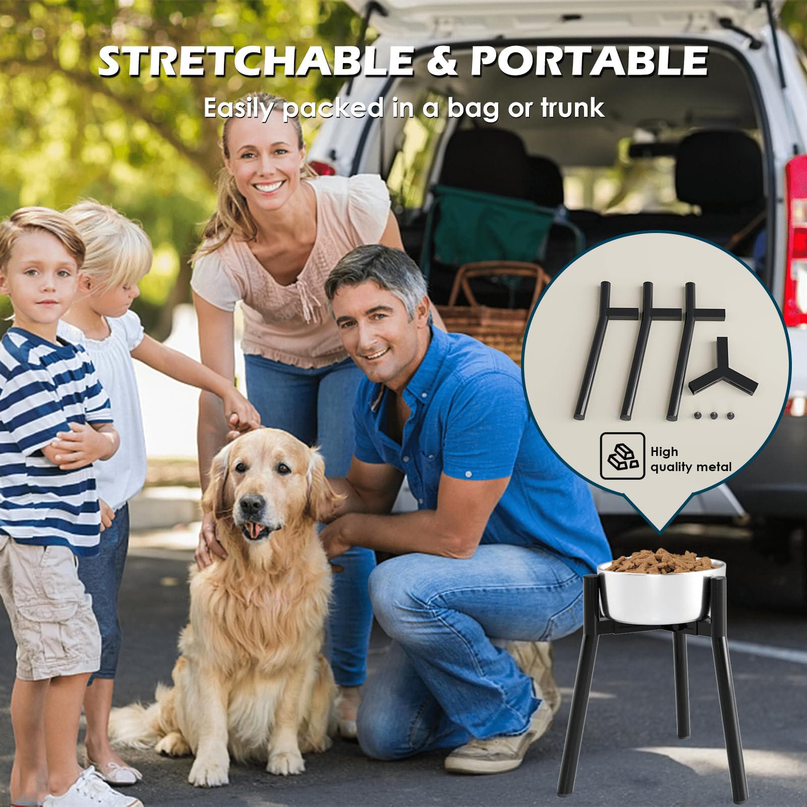 TIDANT dog bowl stand bowl not included lets you pair your own bowl.
