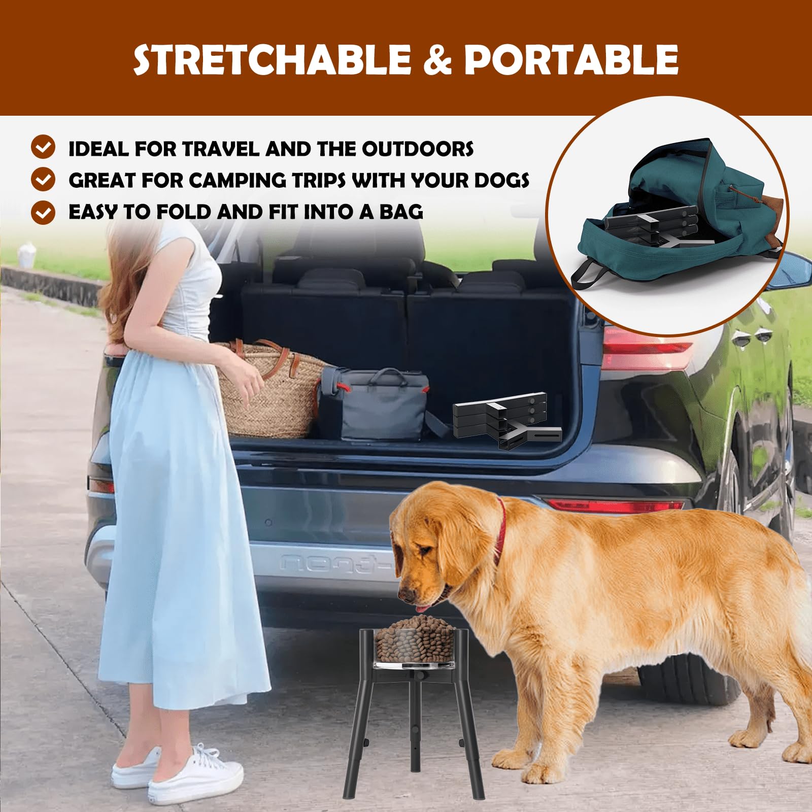 TIDANT single holder design keeps feeding area tidy and organized.