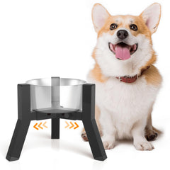 TIDANT elevated dog bowl stand for small dogs offers comfortable feeding height.