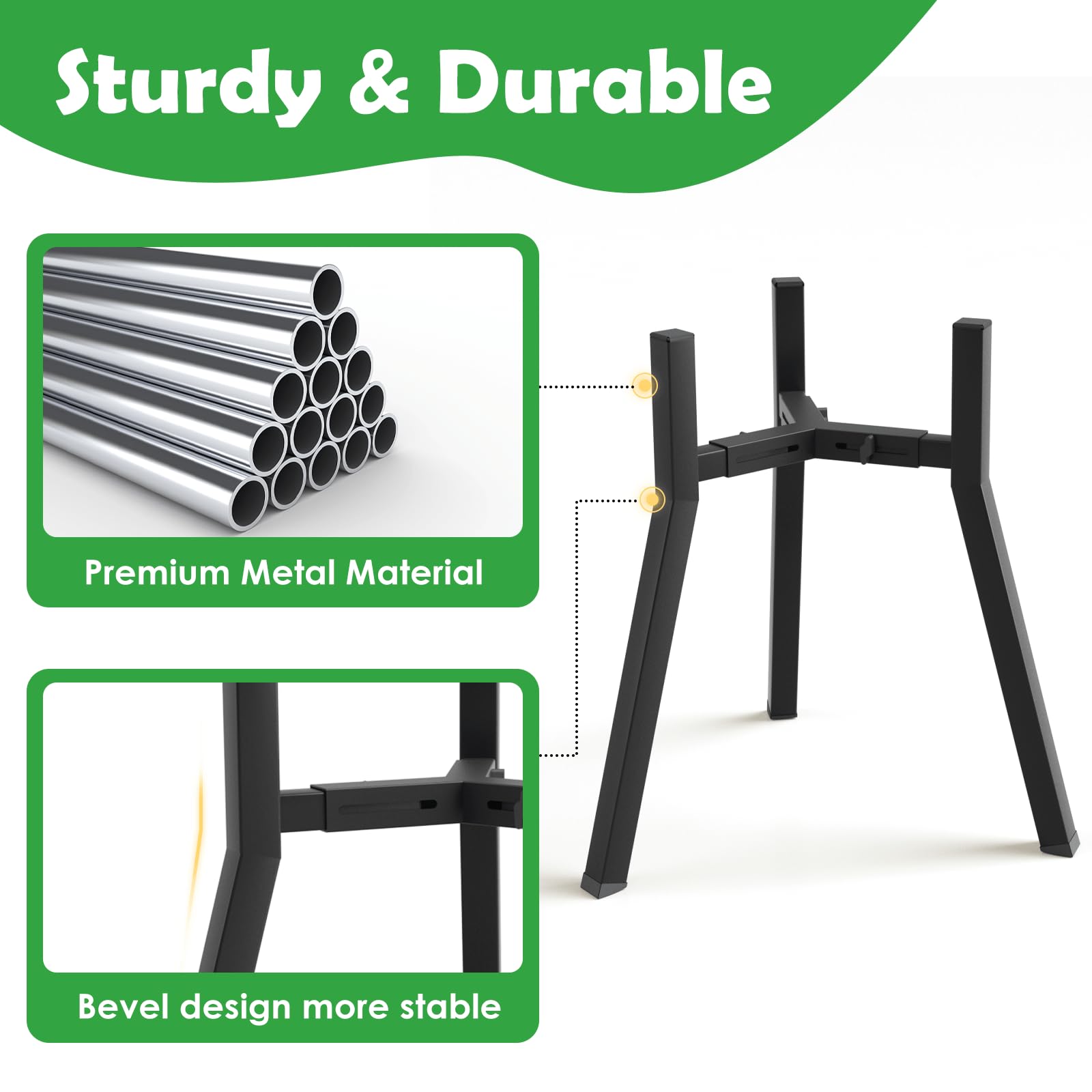 TIDANT foldable design makes travel and outdoor use easy.