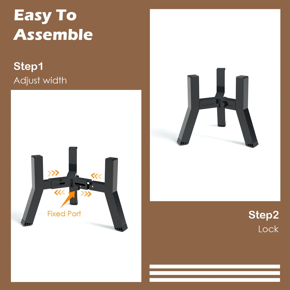 TIDANT waterproof-surface stand cleans with a quick wipe.