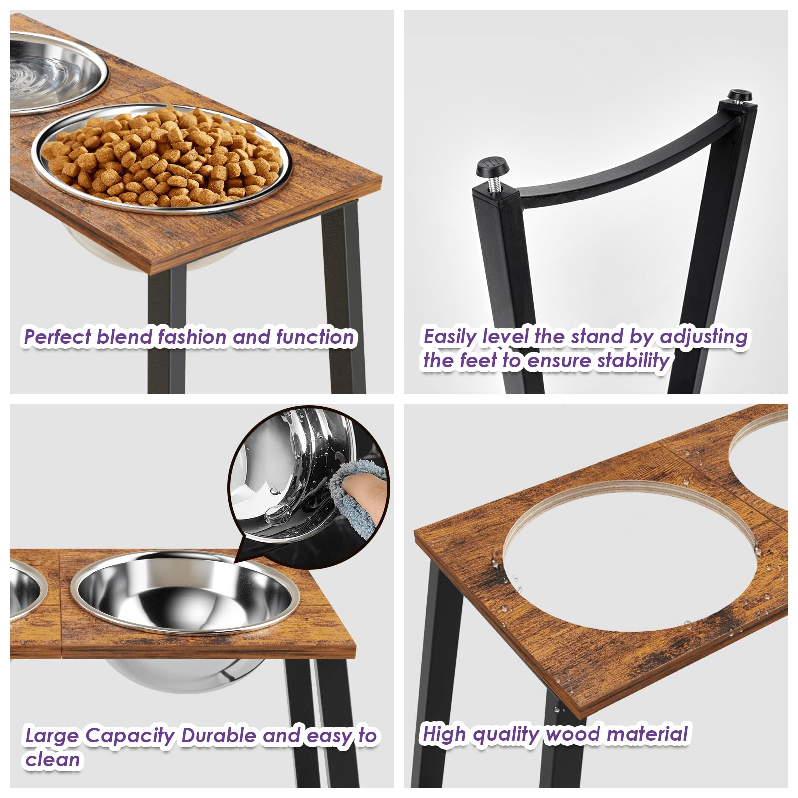 TIDANT large-breed feeder demonstrates sturdy height and capacity