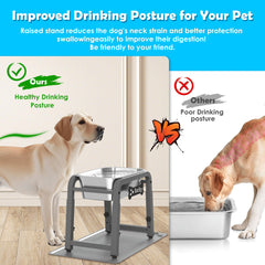 Tidant splash-proof mat keeps floors dry under the bowl.