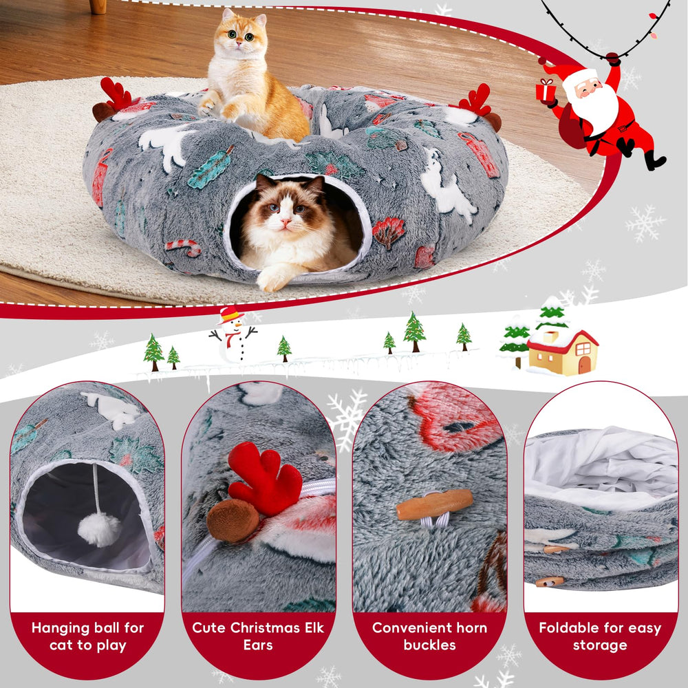 Tidjani cat-tunnel-connect-buckles enable quick, tool-free assembly.