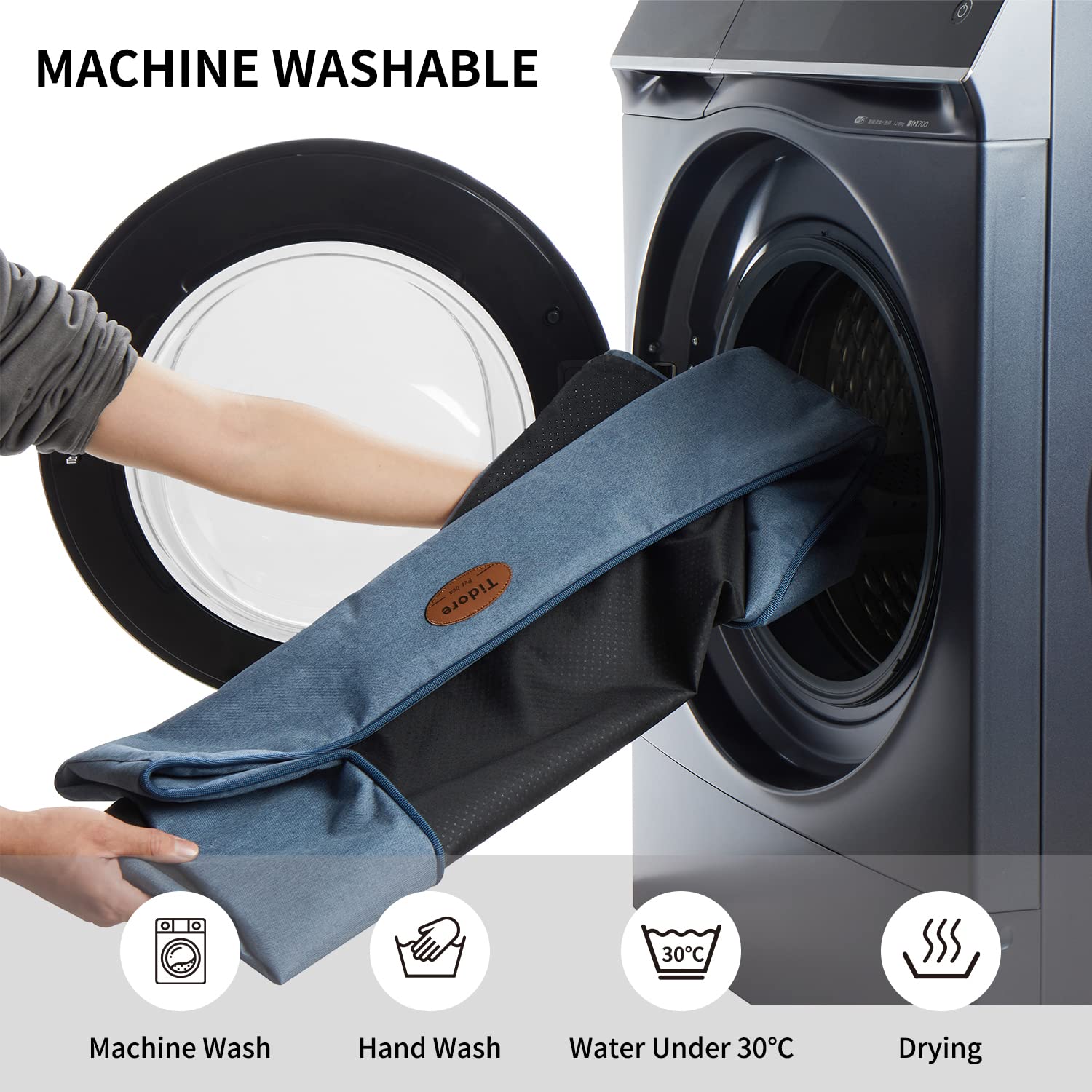 Tidore orthopedic bed with plush winter-side supports cozy cuddle sessions.