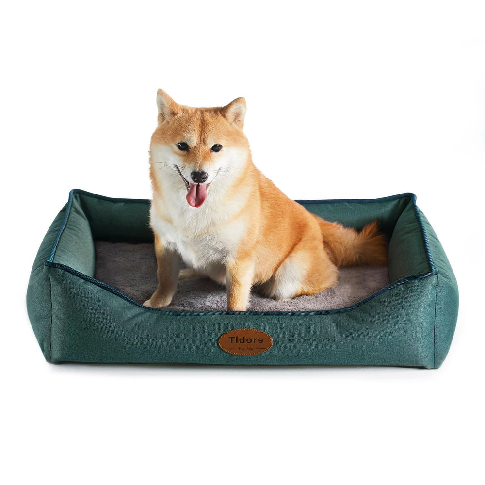 Tidore orthopedic dog bed with egg-crate foam supports joints for restful sleep