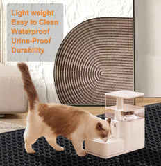 TidyNuts cat litter mat double-layer design catches litter for quick cleanup