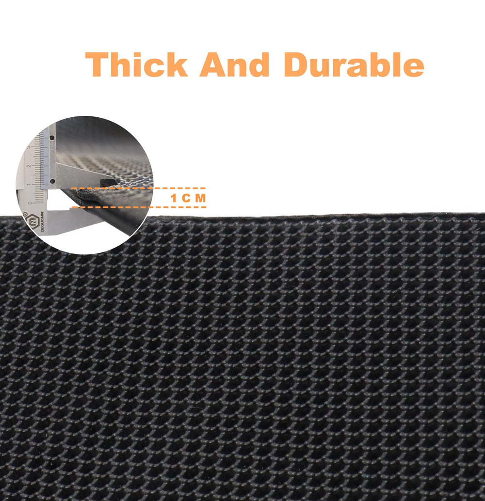 TidyNuts cat litter mat durable design withstands scratching and daily cat use