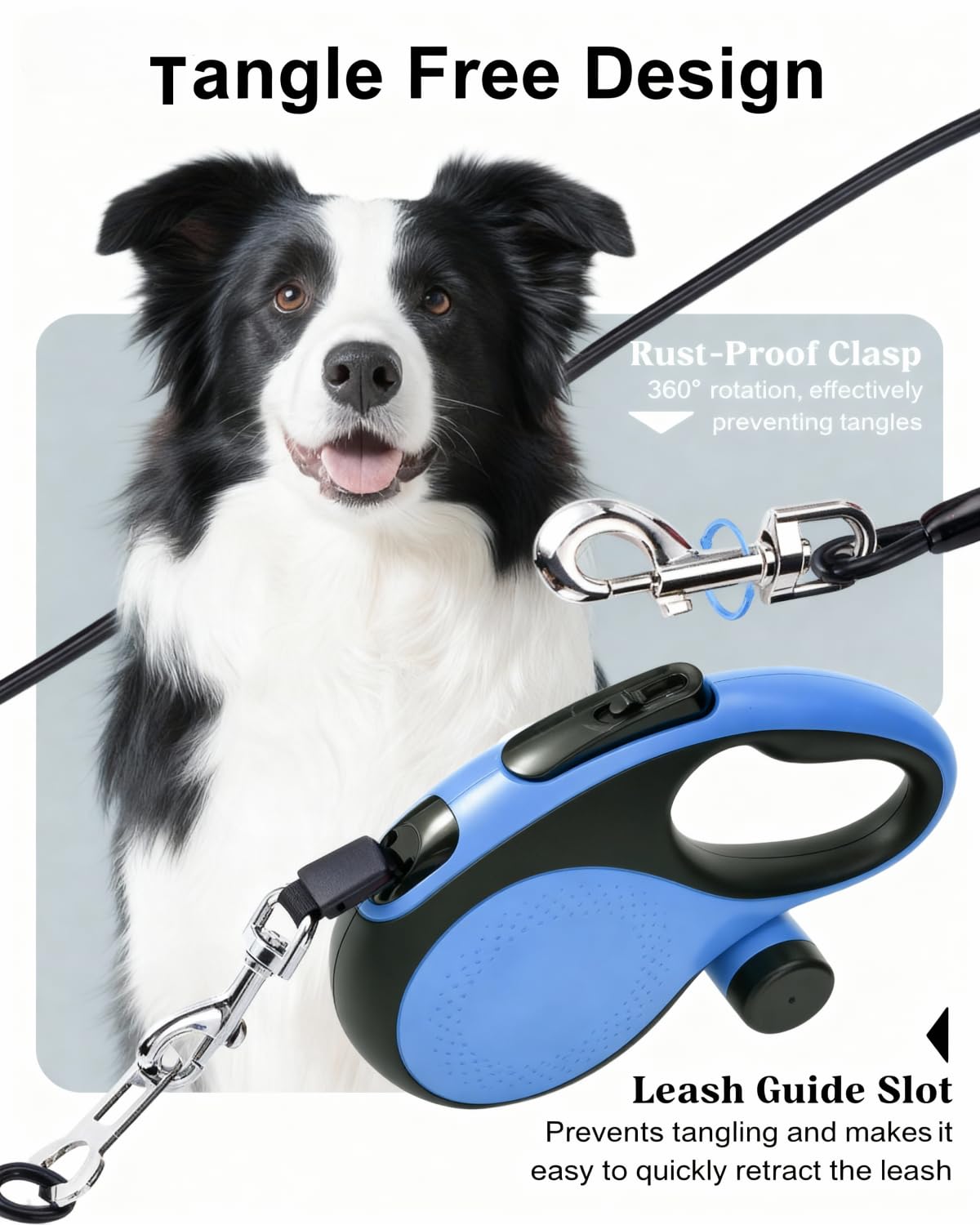 TidyTrek sturdy polyester webbing nylon-tape offers reliable strength for daily walks.