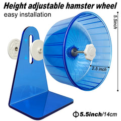 TieLishor hamster wheel blue ball-bearing detail for smoothness.