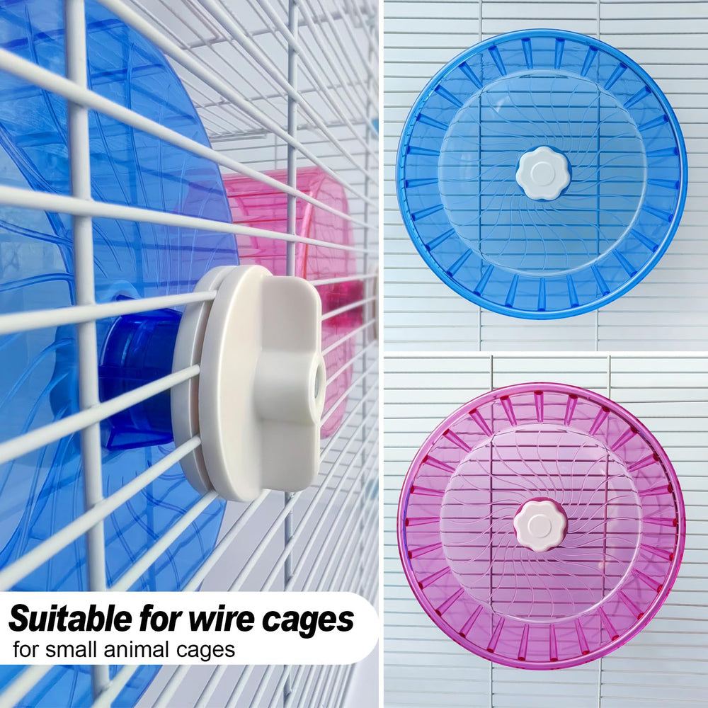 TieLishor hamster wheel blue stable base features.