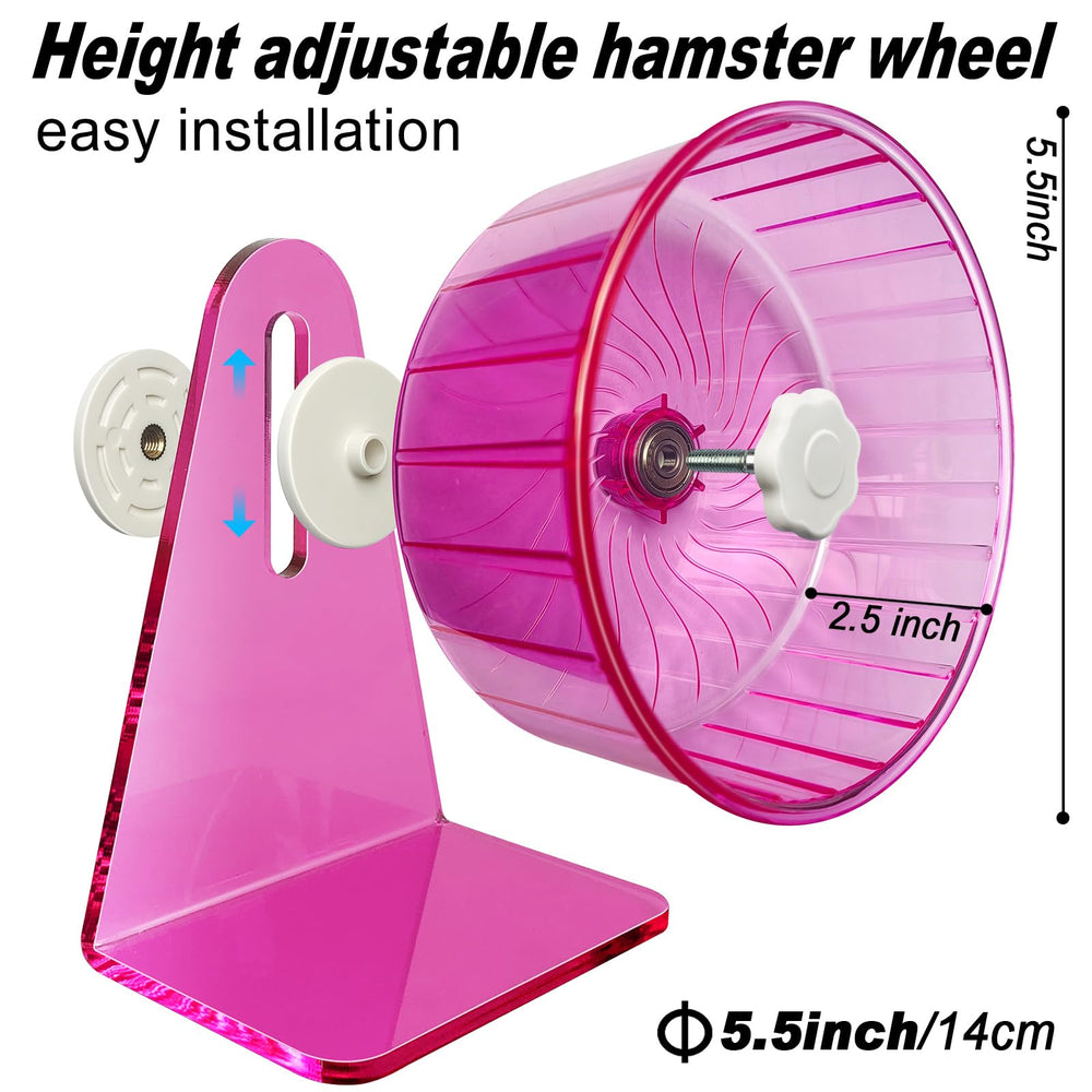 TieLishor hamster wheel running-drum shows comfortable drum size for relaxed running