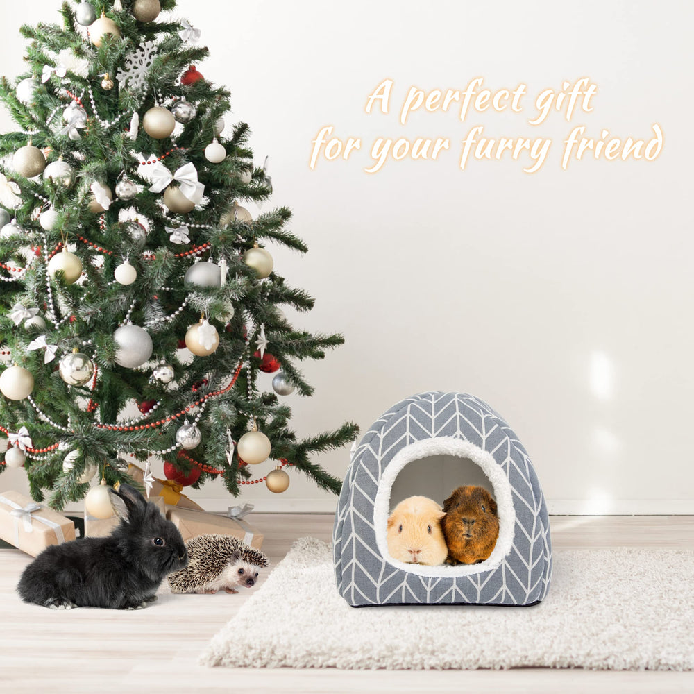 Tierecare Guinea Pig Hideout Bed multipurpose cave for sleep and hideaway.