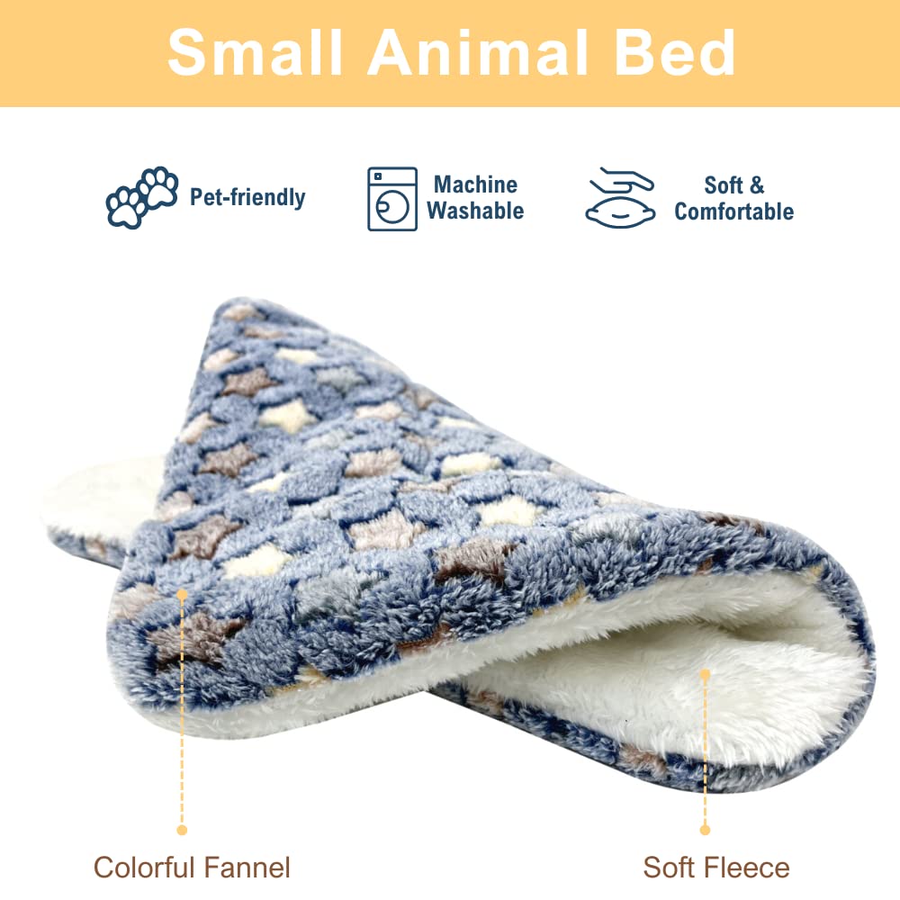 Tierecare plush hamster sleep bed adds a plush, inviting nap spot for playtime.
