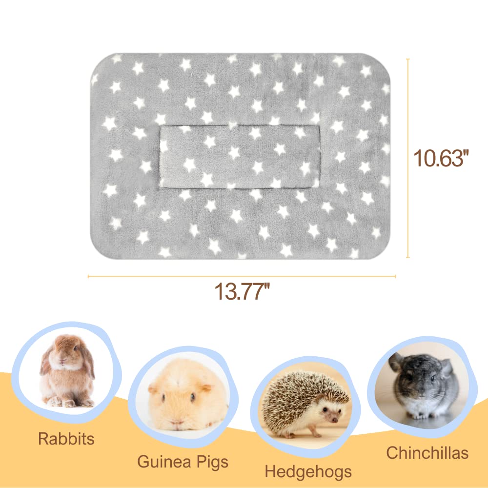 Tierecare rabbit bedding cage liner creates a tidy, comfortable area in a busy hutch.