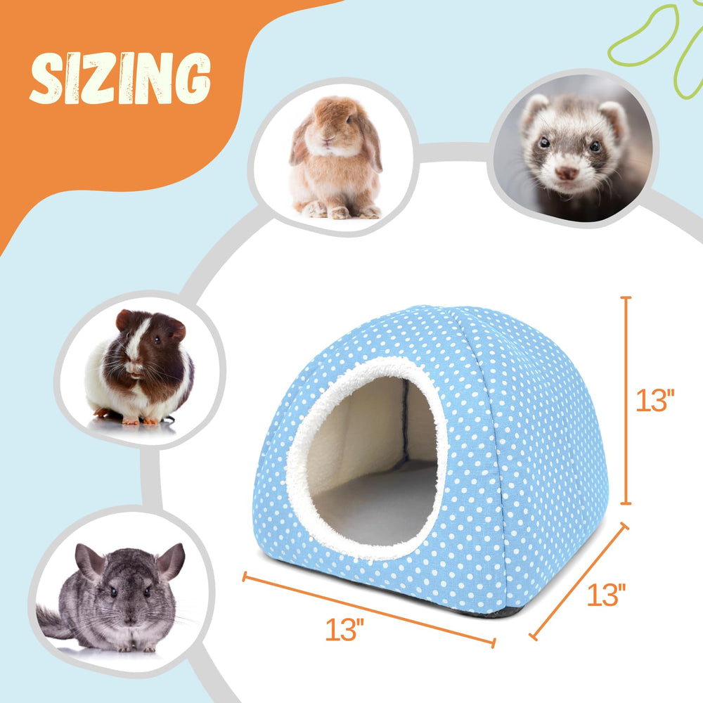Tierecare rabbit hideout interior plush fabric emphasizes warm cuddling space