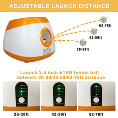 TIEXITOR remote-control launcher in hand for easy ball launching