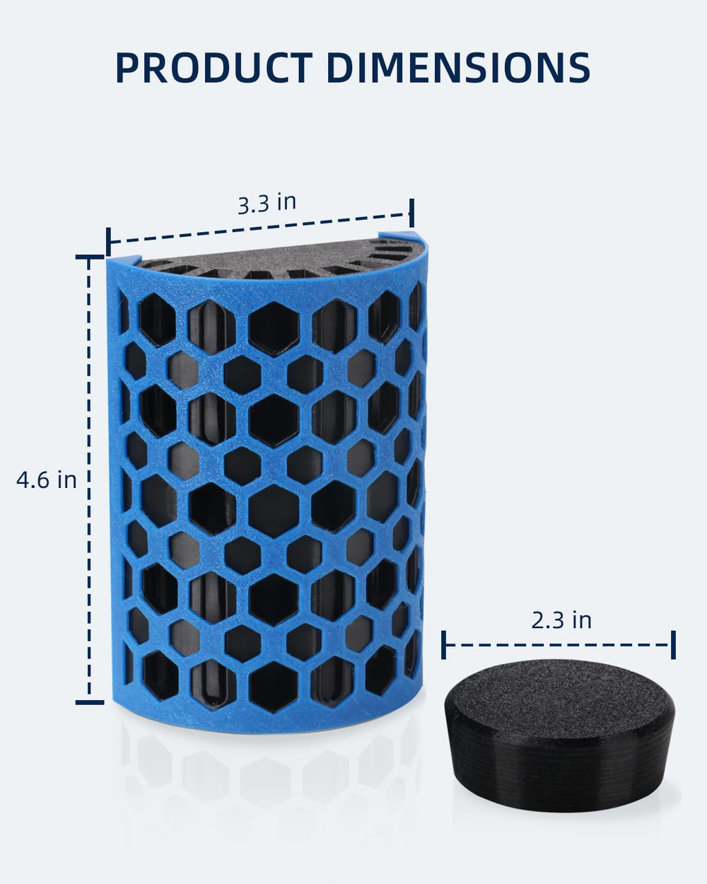 Tiga feeder semi-circular design enables multiple fish to feed at once