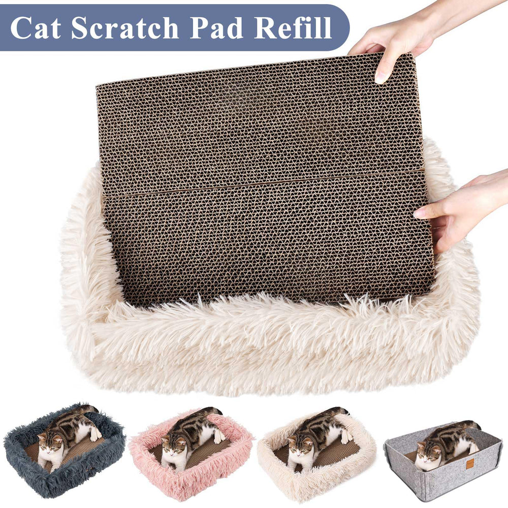 TIGOADT Cat Cardboard Scratcher Refill packaged box shows ready-to-use replacement
