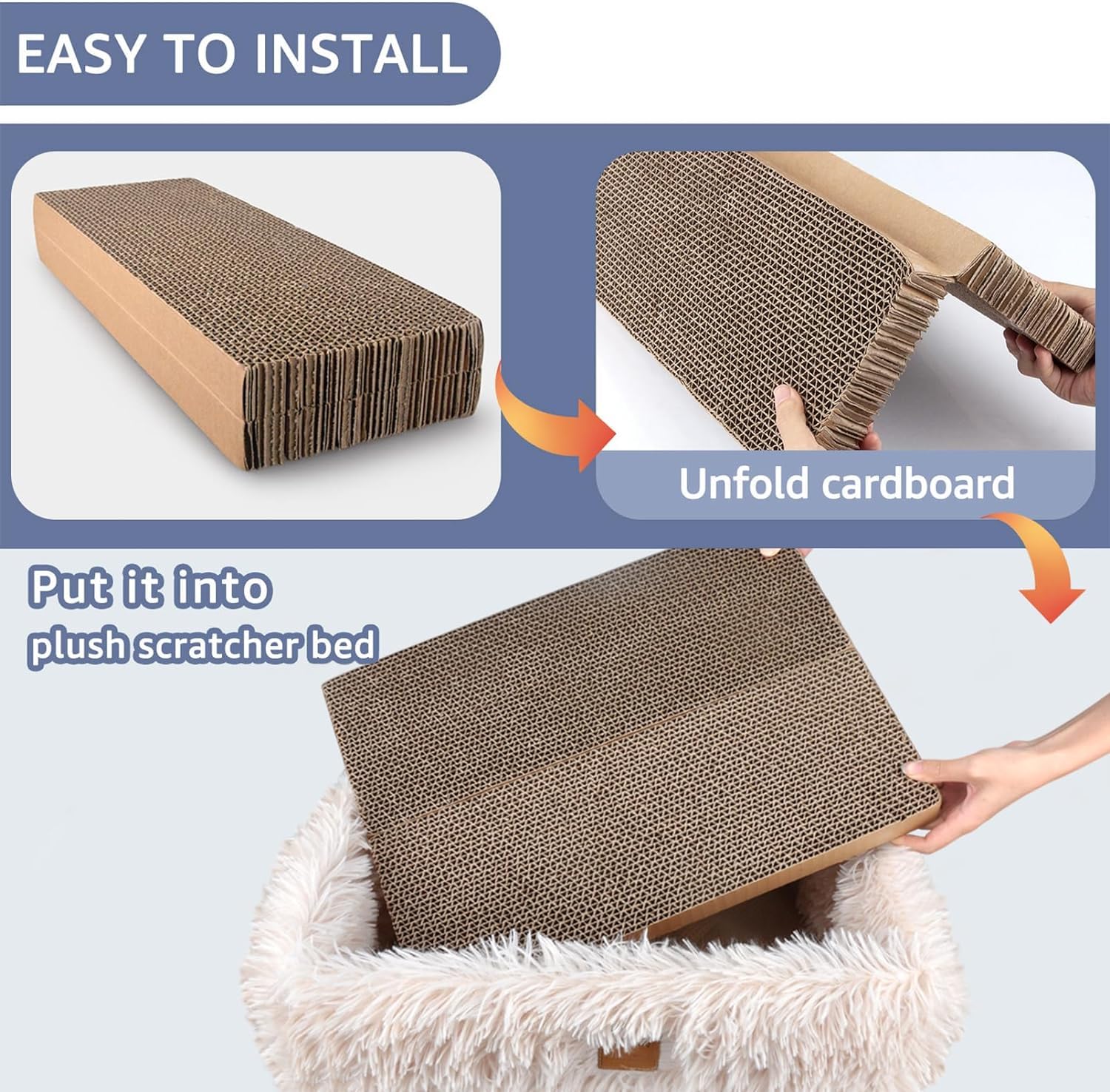 TIGOADT Indoor-friendly beige lounge fits modern home decor while inviting playful use.