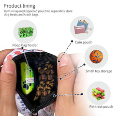 TIHGJHY Dog Treat Pouch easy-access pocket speeds rewards during walks