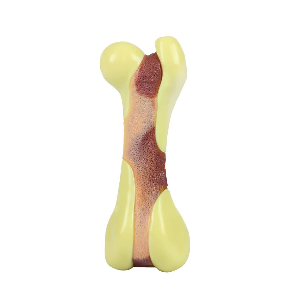 Tikaton dog chew toy bone shape offers a safe alternative to sticks for chewing.